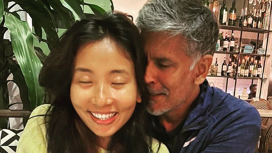 <div class="paragraphs"><p>Ankita Konwar and Milind Soman.</p></div>