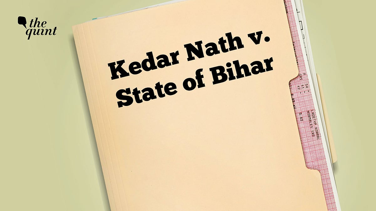 While providing relief to Dua, the apex court said again that even journalists should benefit from the high threshold of sedition set in the Supreme Court’s 1962 judgment in the Kedar Nath case.