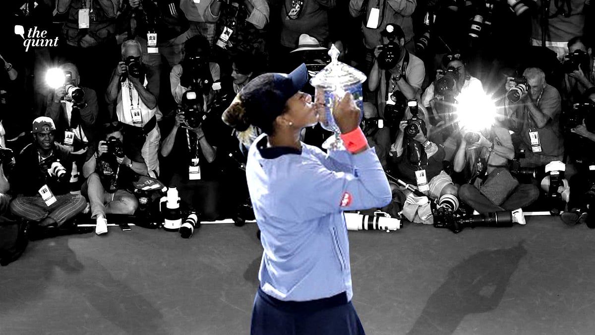 File picture of Naomi Osaka after winning the Australian Open.
