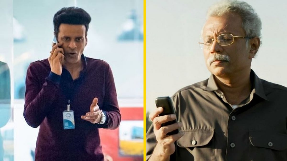 <div class="paragraphs"><p>Manoj Bajpayee as Srikant Tiwari and Uday Mahesh as Chellam sir, in The Family Man 2</p></div>