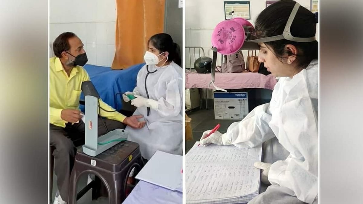 <div class="paragraphs"><p>Dr Shivani Sharma Continues to Work Amid COVID-19 in J&K While Being 8 Months Pregnant.</p></div>