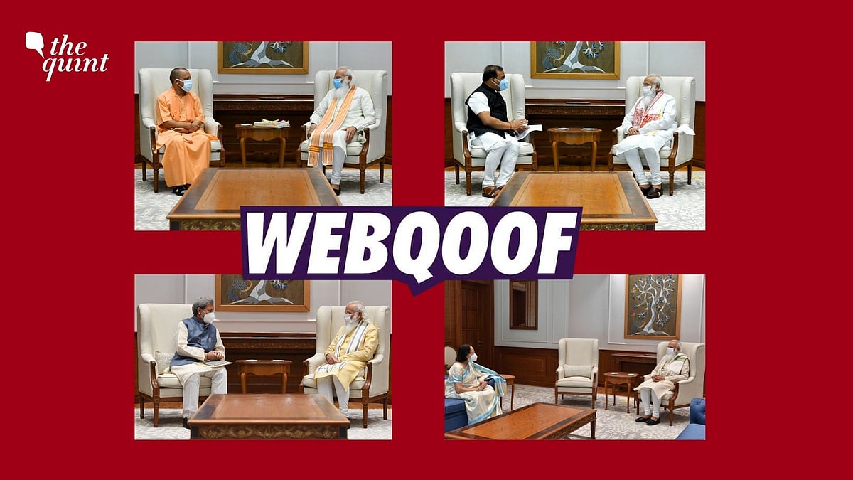 Images of Prime Minster Narendra Modi meeting four different leaders on four different days were shared to falsely claim that he met them on the same day in four different attires.