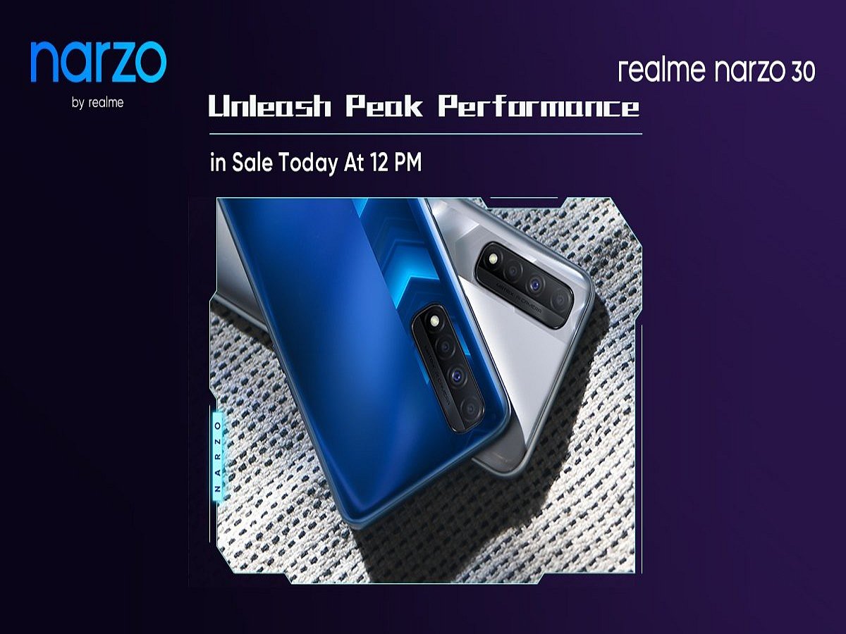 <div class="paragraphs"><p>Realme Narzo 30 will be available at a starting price of Rs 12,499</p></div>