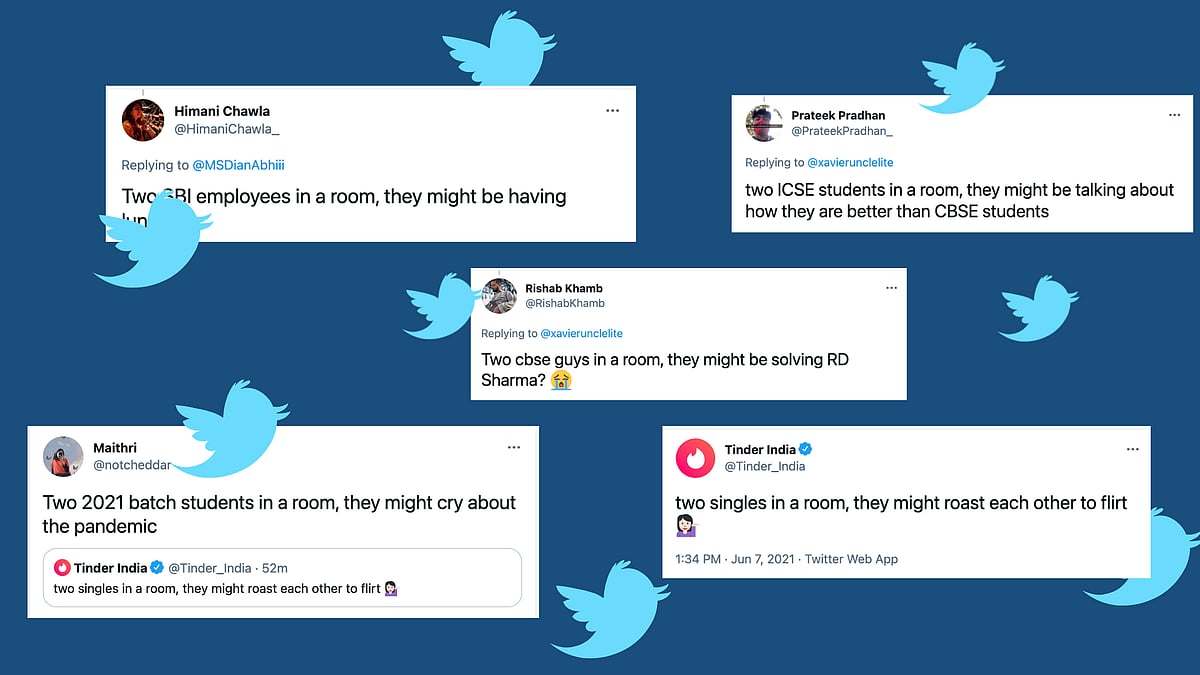 <div class="paragraphs"><p>The Best Of 'Two People in a Room' Trend That's Buzzing on Twitter</p></div>
