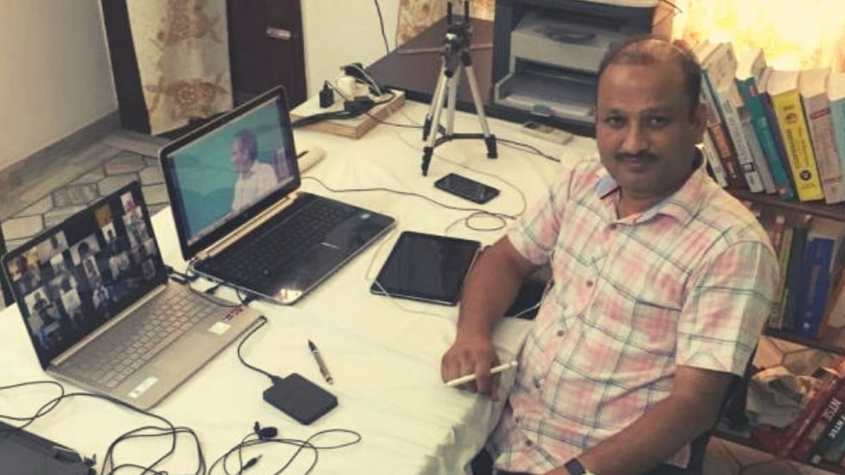 <div class="paragraphs"><p>Sanjeev Kumar, a math professor from Bathinda, Punjab, teaches over 3,500 students through online classes.</p></div>