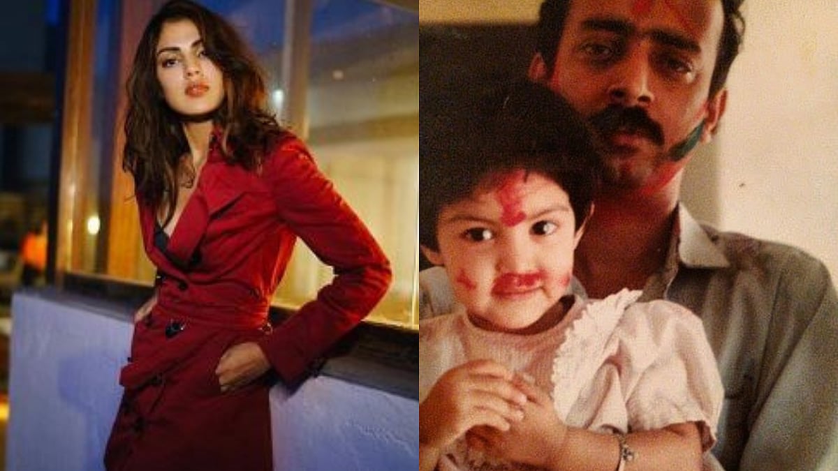 <div class="paragraphs"><p>Rhea Chakraborty shared a throwback picture with her father on Father's Day.&nbsp;</p></div>