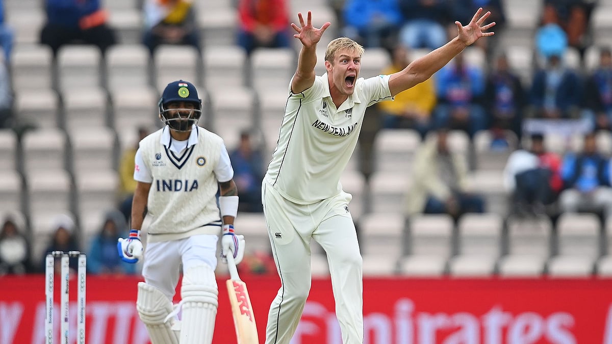 Kyle Jamieson got rid of Indian skipper Virat Kohli in both innings of the WTC Final. 