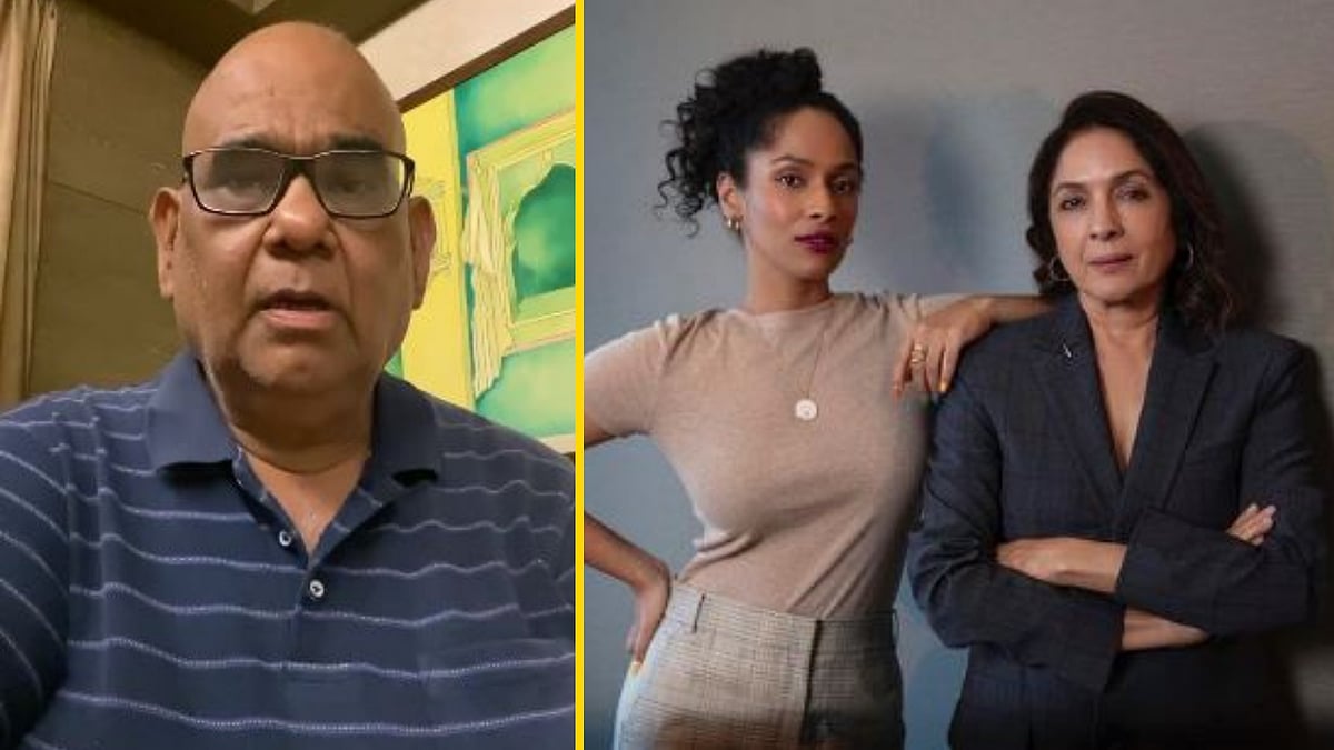 <div class="paragraphs"><p>Actor Satish Kaushik; Neena Gupta with daughter Masaba Gupta</p></div>