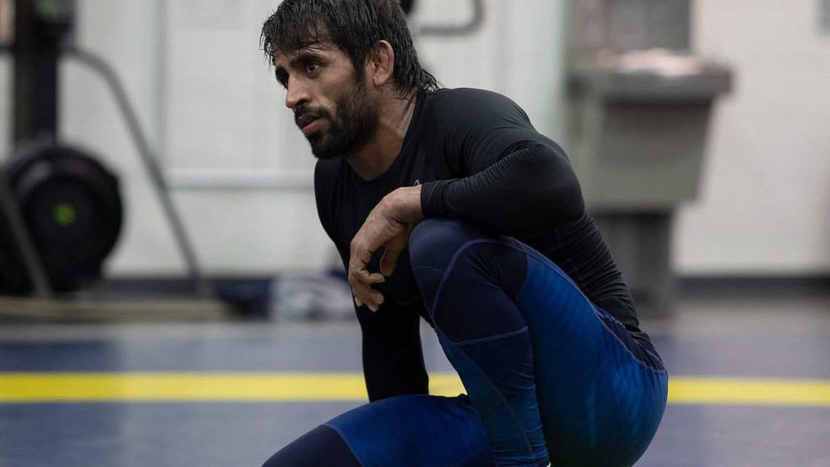 <div class="paragraphs"><p>Bajrang Punia in training. </p></div>