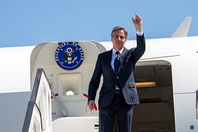 <div class="paragraphs"><p>US Secretary of State Antony Blinken during his trip to Israel and Palestine.</p></div>