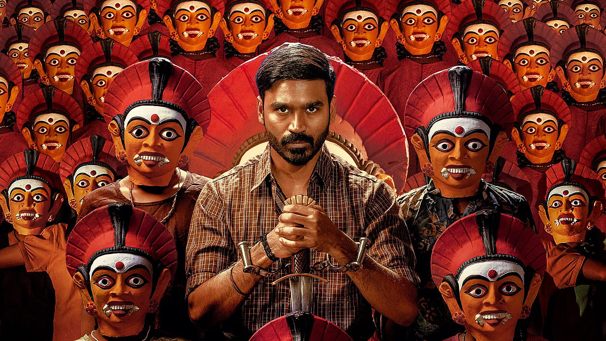 <div class="paragraphs"><p>Dhanush on the poster of Mari Selvaraj's <em>Karnan.</em></p></div>