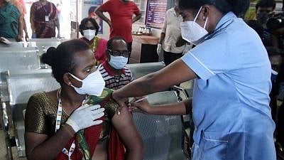 <div class="paragraphs"><p>A transgender woman gets vaccinated. (Photo used for representational purposes)</p></div>