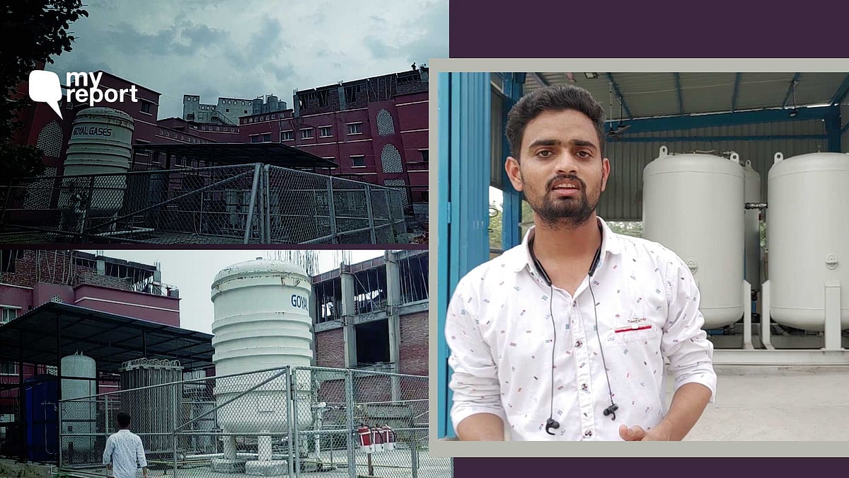 <div class="paragraphs"><p>Ashraf Ali visits AMU's oxygen generation plant at Jawaharlal Nehru Medical College and Hospital.</p></div>
