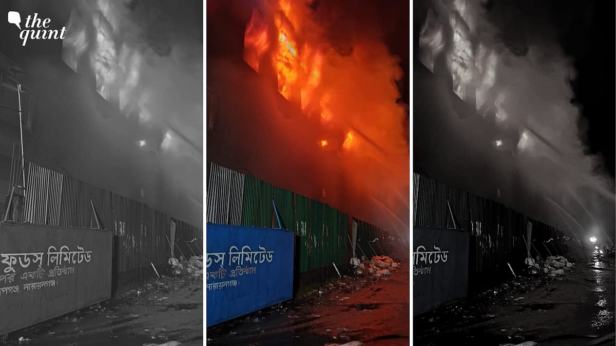 <div class="paragraphs"><p>According to IANS, eighteen firefighting units on the spot are struggling to douse the Bangladesh factory fire.<br></p></div>