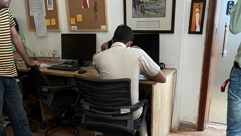 <div class="paragraphs"><p>Hours after the visit to The Wire office in Gole Market area, the district DCP claimed it was a part of a “routine checking related to 15 August”.</p></div>