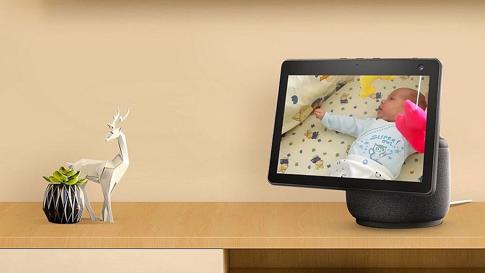 <div class="paragraphs"><p>Echo Show 10 uses advanced computer vision algorithms which enables you to access a live feed.</p></div>