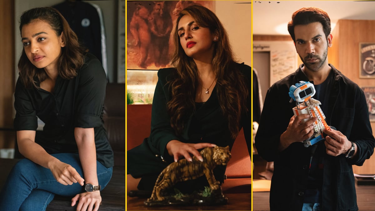 <div class="paragraphs"><p>Radhika Apte, Huma Qureshi, and Rajkummar Rao's first looks from Vasan Bala's <em>Monica, O My Darling.</em></p></div>