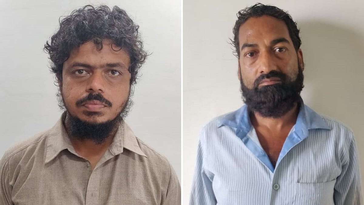 <div class="paragraphs"><p>File photos of Minaz Ahmad and Maseeruddin, who were arrested by the ATS on Sunday, for purported Al-Qaeda links.</p></div>