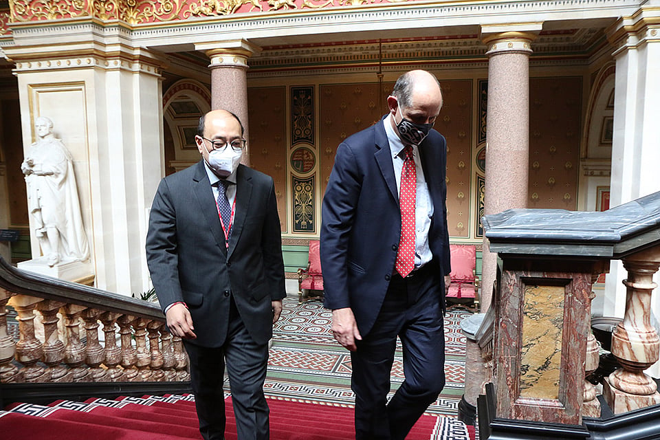 <div class="paragraphs"><p>Foreign Secretary Harsh Vardhan Shringla in the UK.</p></div>