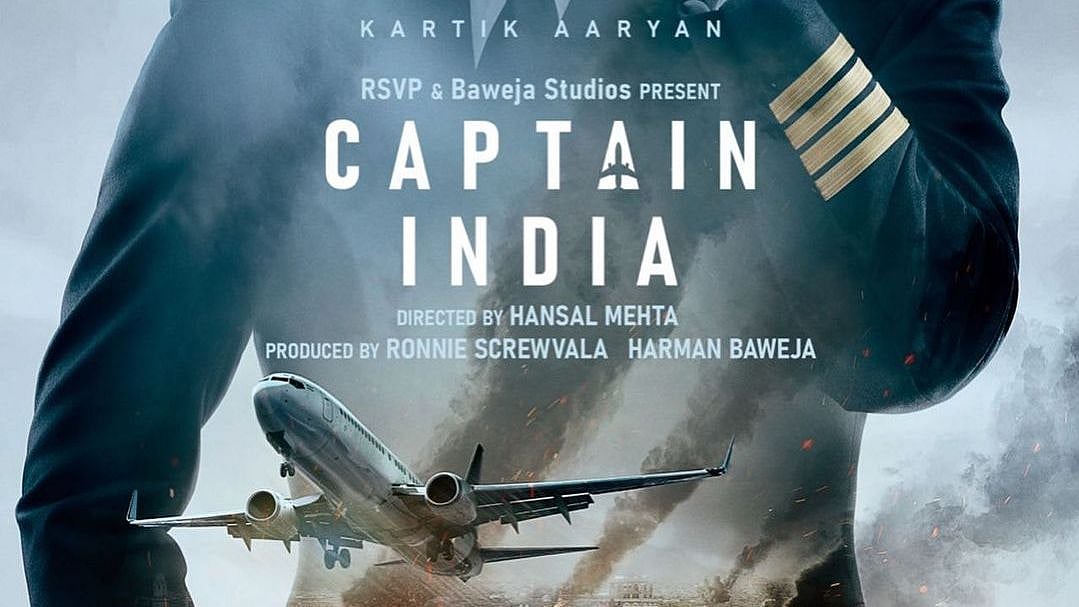 <div class="paragraphs"><p>Kartik Aaryan stars as a pilot in Hansal Mehta's <em>Captain India.</em></p></div>