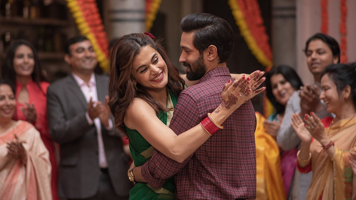 <div class="paragraphs"><p>Taapsee Pannu and Vikrant Massey in&nbsp;<em>Haseen Dillruba.</em></p></div>