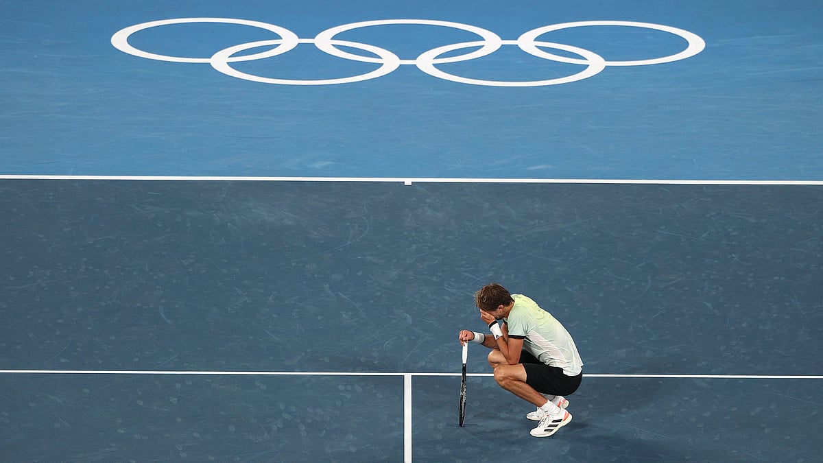 <div class="paragraphs"><p>Zverev could not believe that he defeated world no.1 Novak Djokovic</p></div>