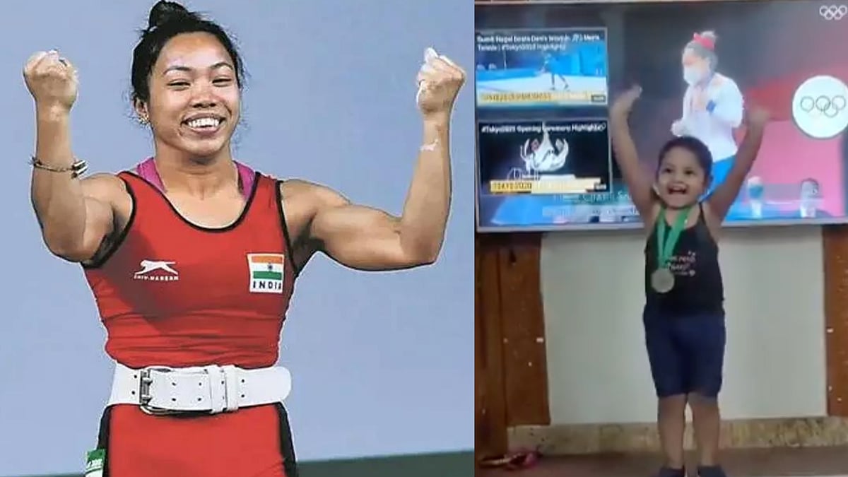 <div class="paragraphs"><p>A little girl gave an adorable tribute to Mirabai Chanu after her win at the Tokyo Olympics.</p></div>