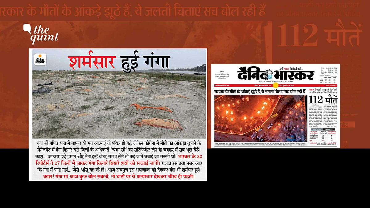 <div class="paragraphs"><p>Dainik Bhaskar on Thursday, 22 reacted to raids conducted by the Income Tax Department at several premises of the Dainik Bhaskar Group, saying that they presented a true picture of the government's flaws in front of the public.</p><p><br></p></div>