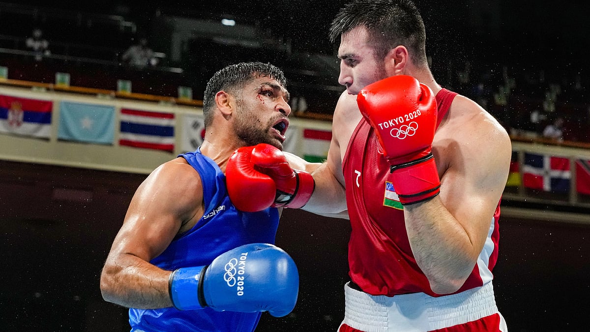 <div class="paragraphs"><p>Satish Kumar was knocked out of the quarter-final in the men's super heavyweight category. </p></div>