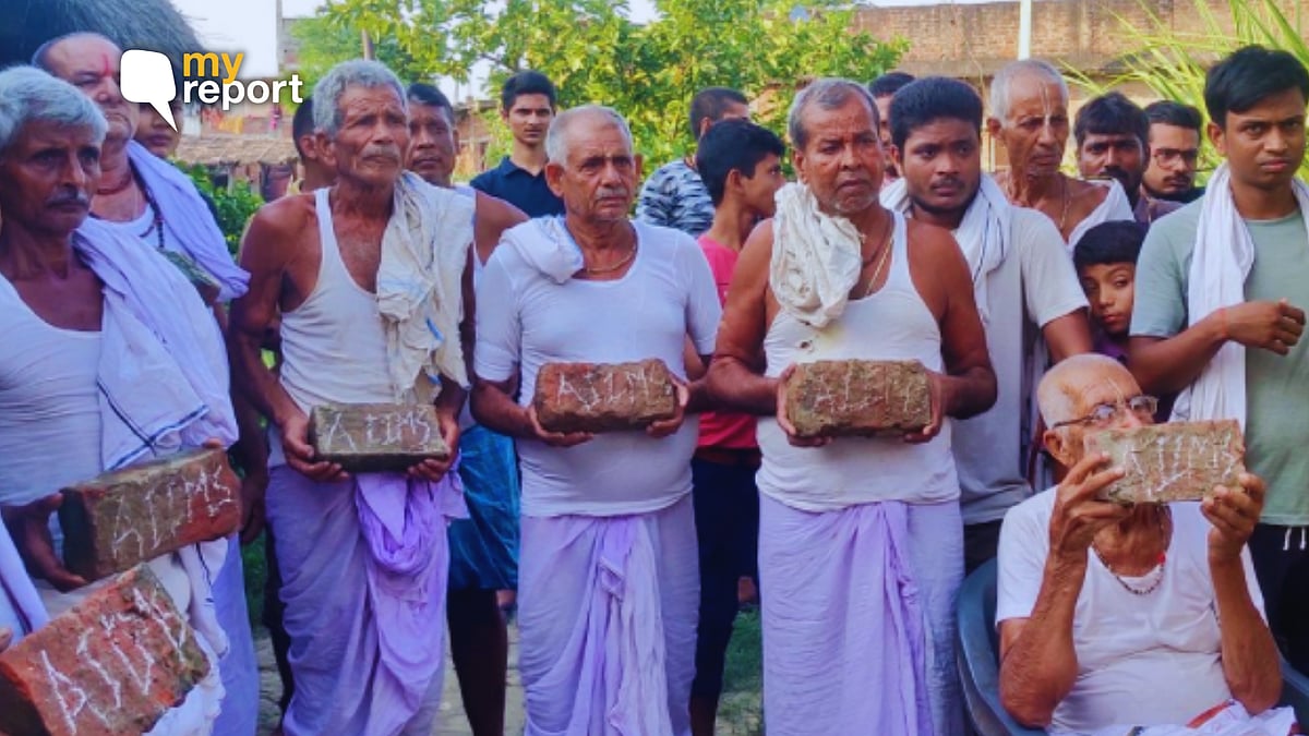 <div class="paragraphs"><p>MSU activists are going door-to-door to collect bricks for AIIMS Darbhanga.</p></div>