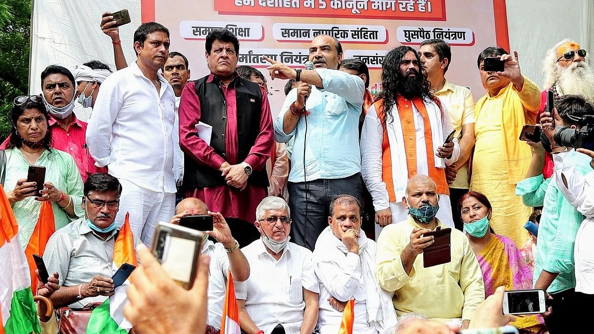 <div class="paragraphs"><p>Singh is accused of creating enmity between different groups and inciting people to propagate against a particular community at a rally held at Jantar Mantar. Image used for representational purposes. </p></div>