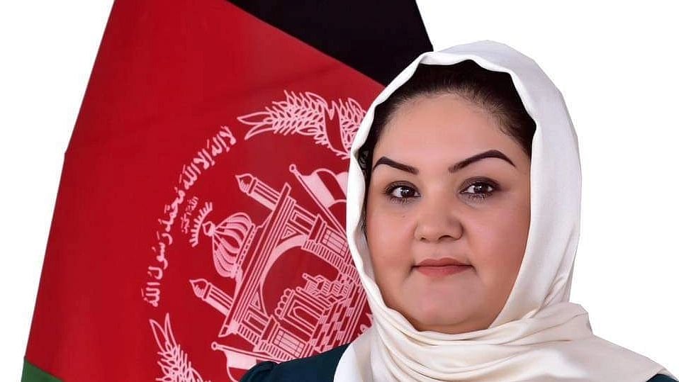 <div class="paragraphs"><p>File image of Afghan MP Rangina Kargar, who was deported from the Indira Gandhi International Airport.</p></div>
