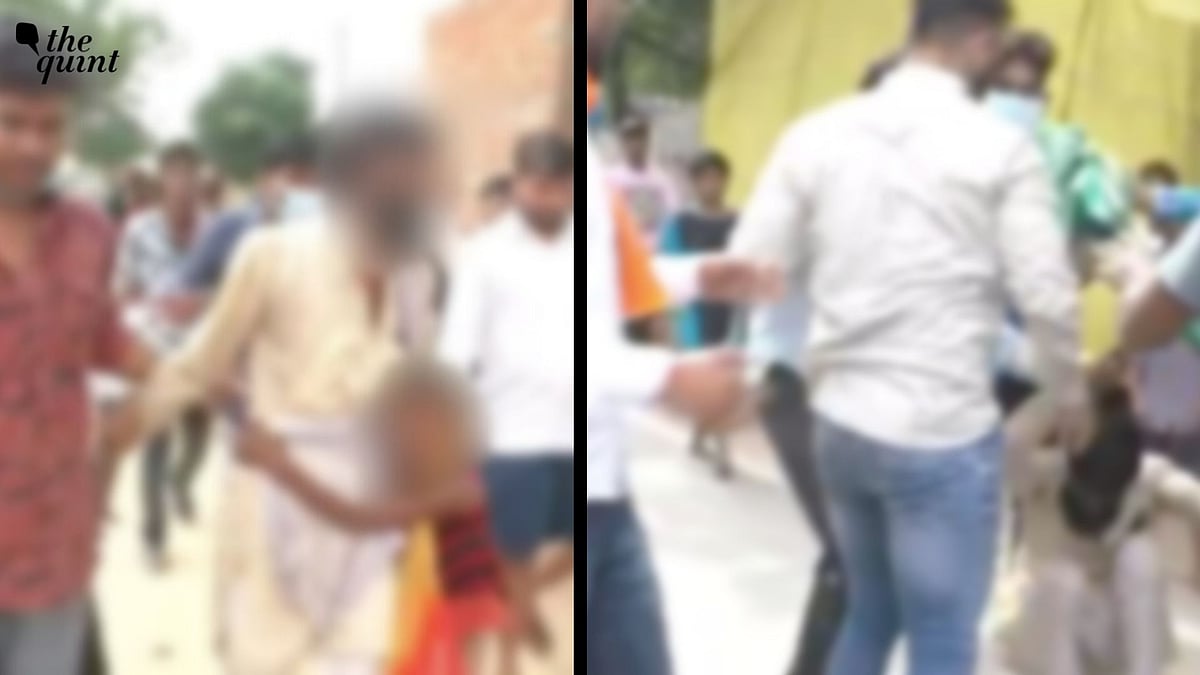 <div class="paragraphs"><p>The disturbing visuals show that the man is assaulted in the presence of his child, and hit even while in custody of the police.</p></div>
