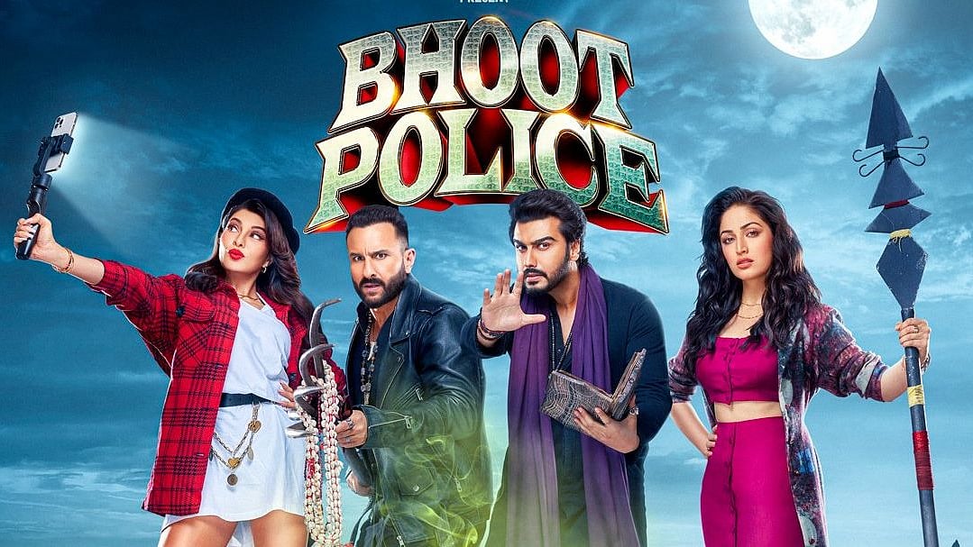 <div class="paragraphs"><p><em>Bhoot Police </em>stars Saif Ali Khan, Arjun Kapoor, Yami Gautam, and Jacqueline Fernandes. </p></div>