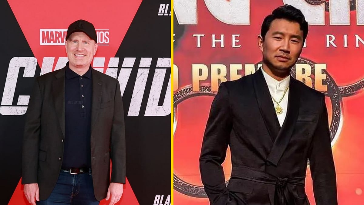 <div class="paragraphs"><p>Kevin Feigi reacts to <em>Shang Chi </em>star Simu Liu's reaction to Disney CEO Bob Chapek's "experiment" comment</p></div>