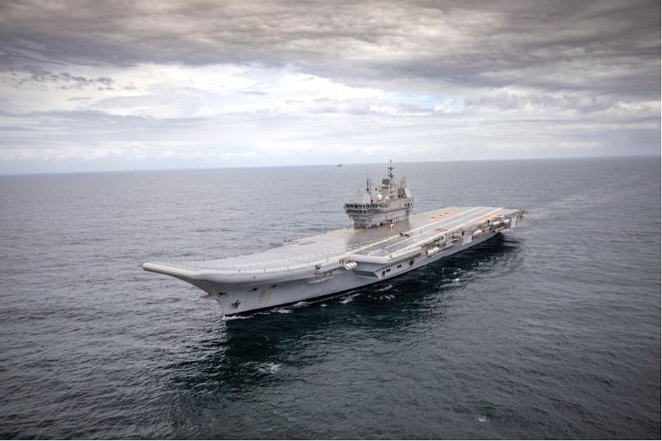 <div class="paragraphs"><p>IAC1 at sea during maiden sea trials.</p></div>