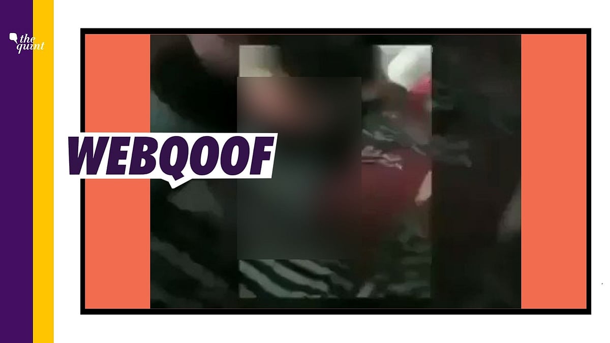 <div class="paragraphs"><p>A video which shows a man mercilessly beating a girl has been shared on Twitter by a user with a claim that the man in the video is a teacher of RM VM school in Valsad and that he is attacking his student.</p></div>