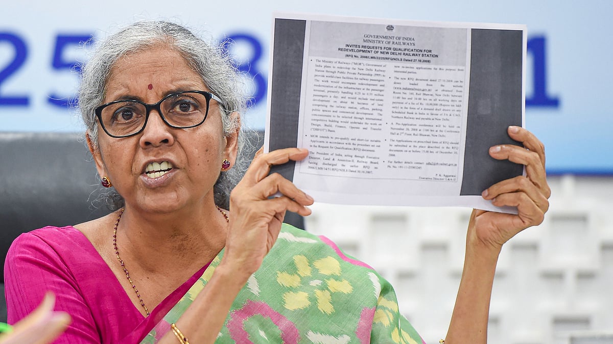 <div class="paragraphs"><p>Union Finance Minister Nirmala Sitharaman addressing the media in Mumbai said Public Sector Banks will adopt nationwide credit outreach programme.</p></div>