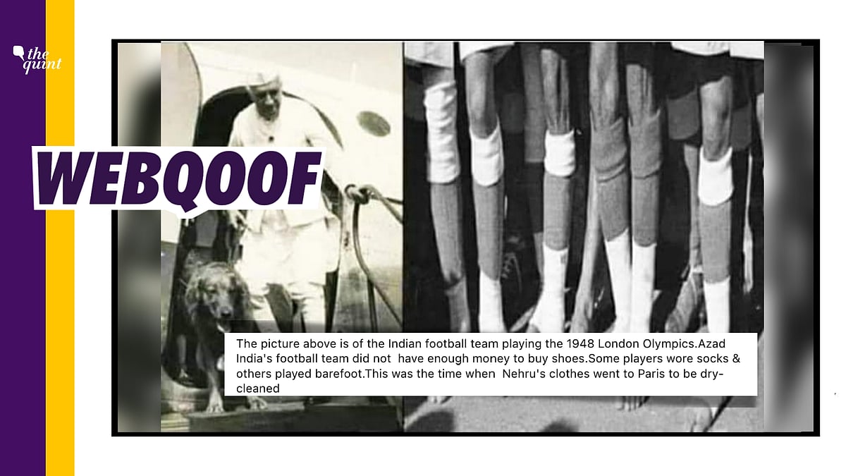 <div class="paragraphs"><p>Many players of independent India's football team chose to play barefooted at the 1948 London Olympics.</p></div>