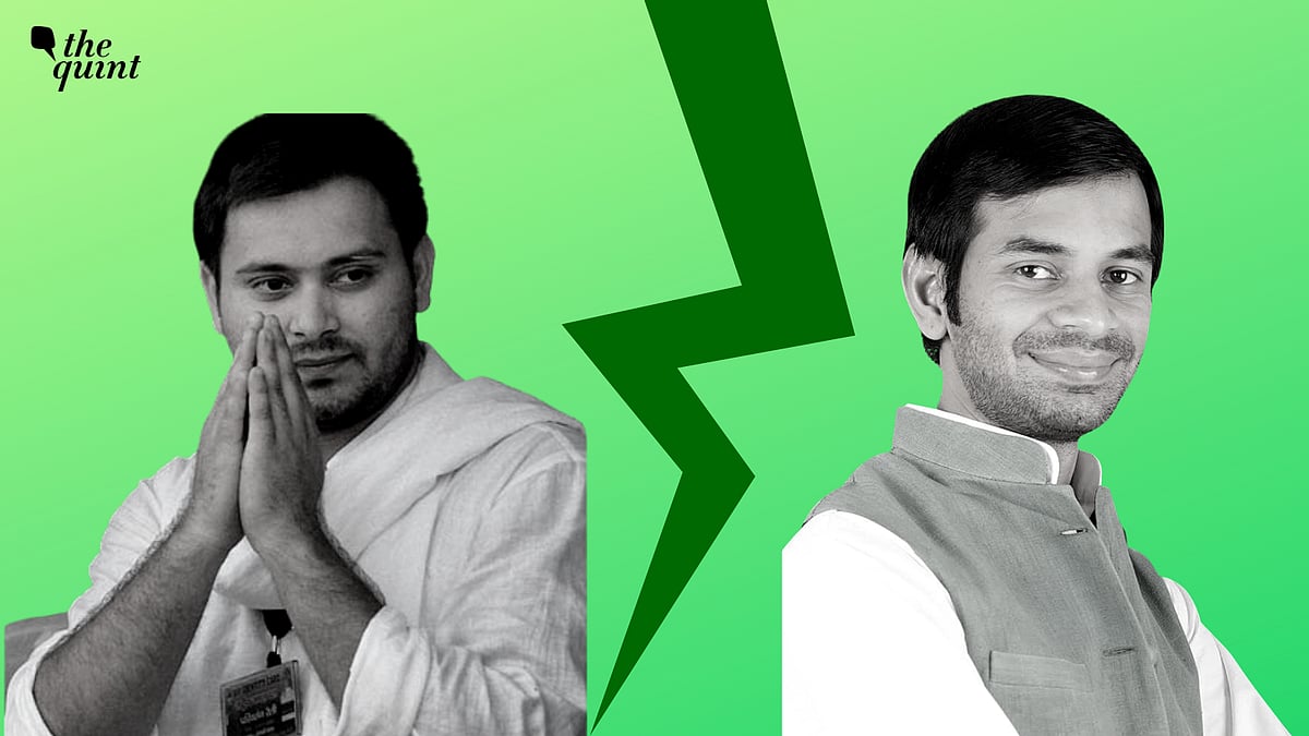 <div class="paragraphs"><p>Tejashwi Yadav (left), Tej Pratap Yadav (right).</p></div>