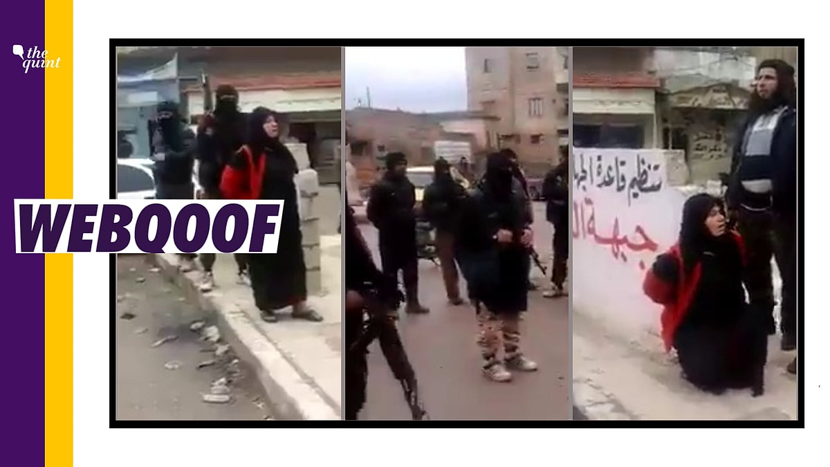 <div class="paragraphs"><p>The clip does not show Taliban executing an Afghan woman. It is a 2015 clip from Syria.</p></div>