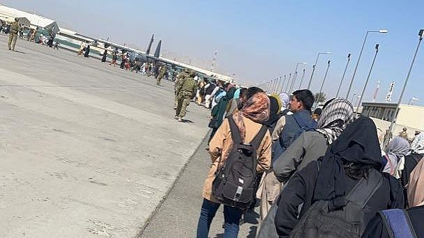 <div class="paragraphs"><p>Athletes being evacuated from Afghanistan. </p></div>