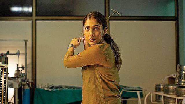 <div class="paragraphs"><p>Nayanthara in <em>Netrikann</em>.</p></div>