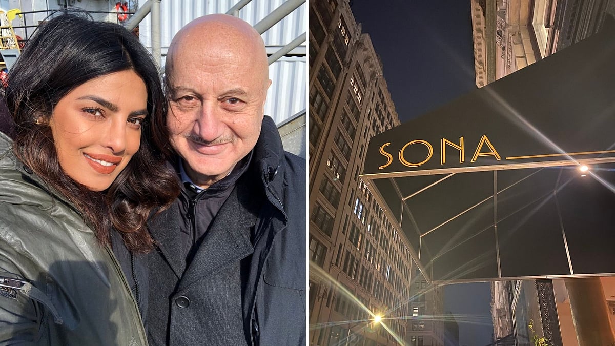<div class="paragraphs"><p>Anupam Kher recently visited Priyanka Chopra's restaurant in New York, Sona.</p></div>