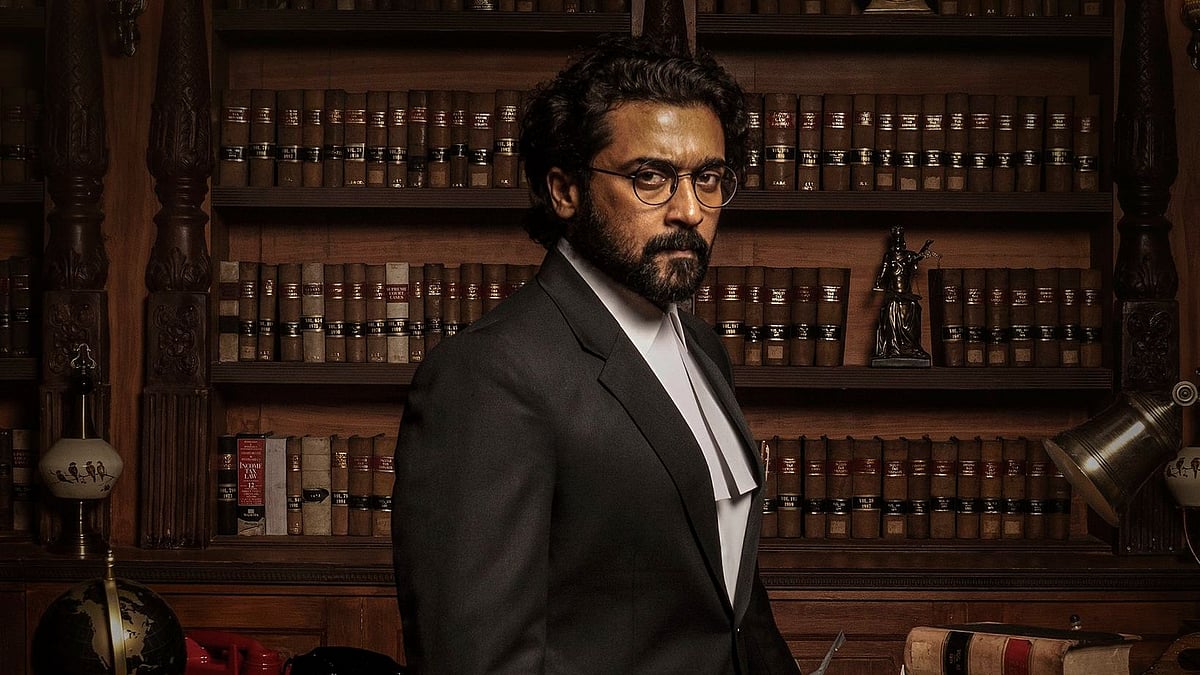 <div class="paragraphs"><p>Suriya in the poster for&nbsp;<em>Jai Bhim.</em></p></div>
