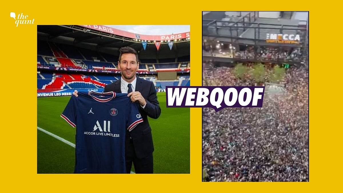 <div class="paragraphs"><p>A viral video showing fans gathered for a NBA match in July in USA was falsely linked to Lionel Messi's arrival in Paris.</p></div>
