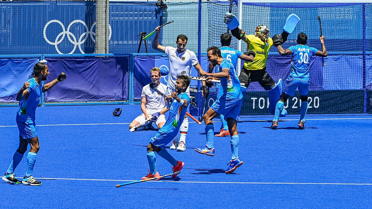 <div class="paragraphs"><p>Tokyo Olympics: India clinch Bronze after beating Germany 5-4.</p></div>