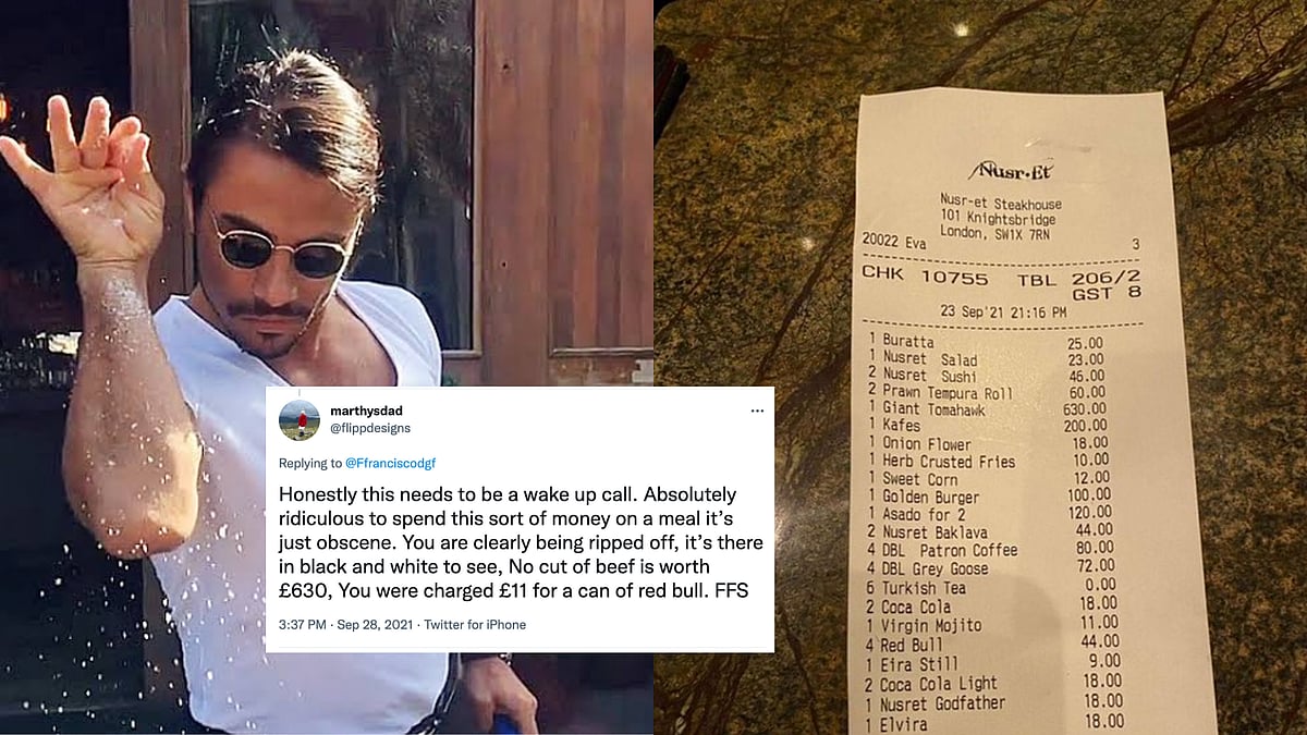 <div class="paragraphs"><p>Salt Bae's new restaurant prices shock netizens on Twitter.</p></div>