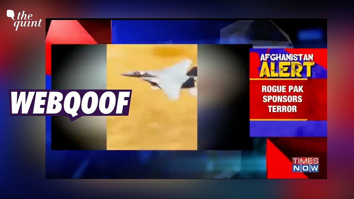 <div class="paragraphs"><p><em>Times Now </em>aired footage from Wales as visuals of a Pakistani fighter jet flying over Panjshir.</p></div>