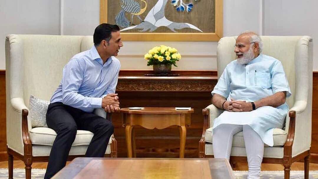 <div class="paragraphs"><p>Akshay Kumar with Prime Minister Narendra Modi.</p></div>